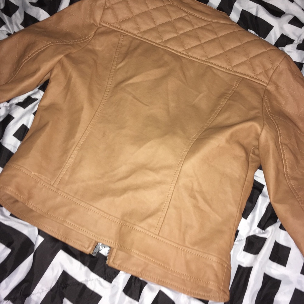 Brownish tanish leather jacket
